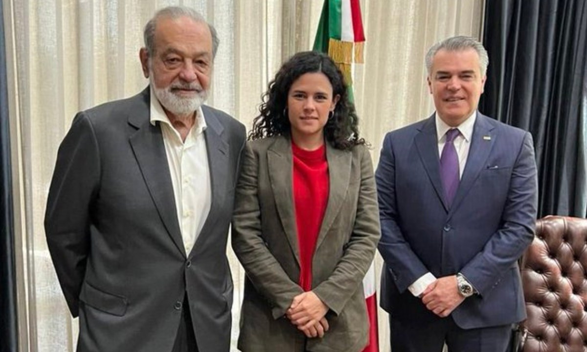 La secretaria de Gobernación, Luisa María Alcalde Luján, se reunió con el Carlos Slim y el presidente del Consejo Coordinador Empresarial