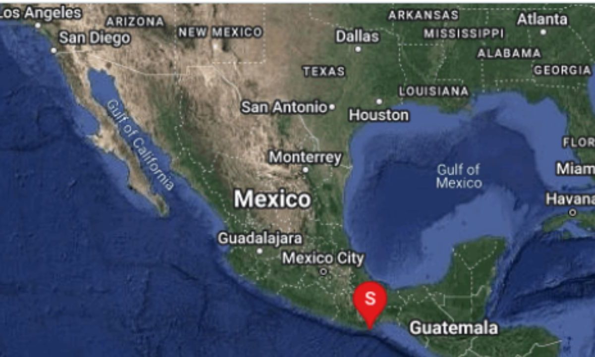 Foto:Sismologico Nacional|Se registra sismo de magnitud 5 en Oaxaca