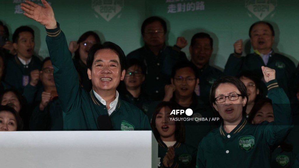 Lai Ching-te ganó este sábado las elecciones presidenciales en Taiwán y prometió defender la isla de las "intimidaciones" de China