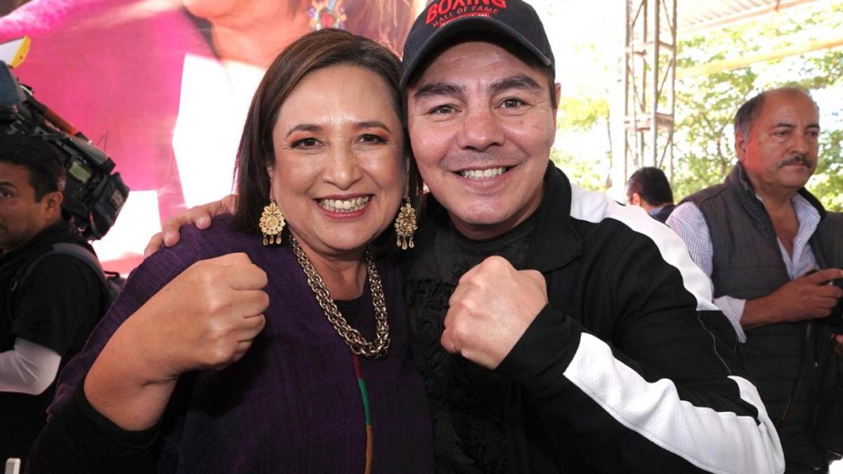 La precandidata presidencial, Xóchitl Gálvez, destapó al boxeador Jorge “El Travieso” Arce para ser diputado federal