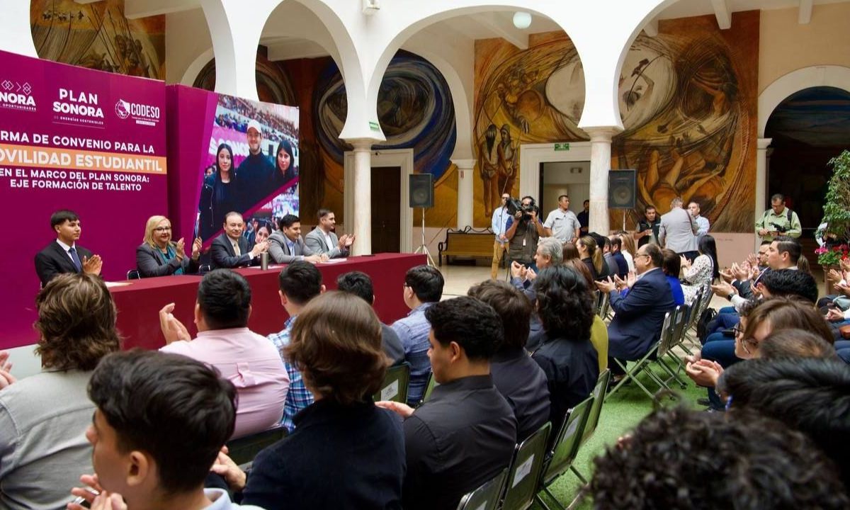 Sonora firma convenio de Colaboración para la Movilidad Estudiantil: Eje Formación de Talento
