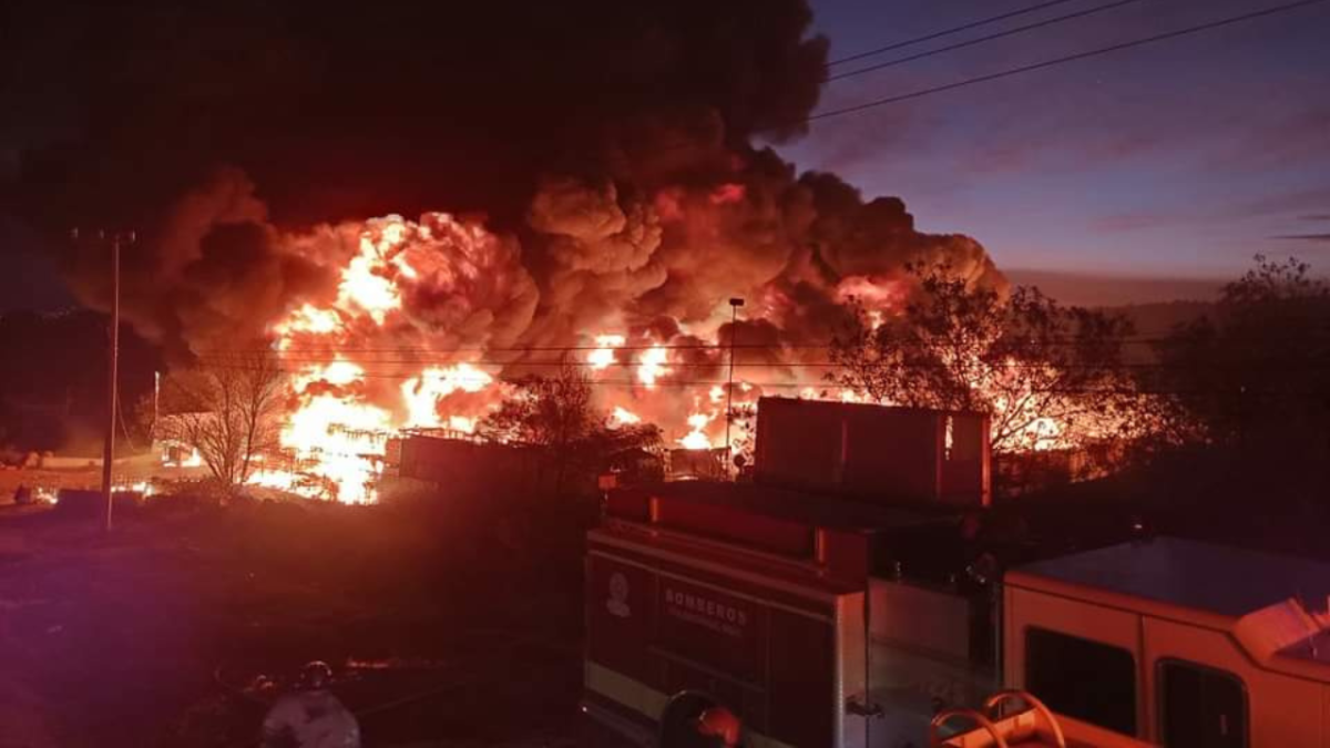Incendio en Corralón de Hidalgo