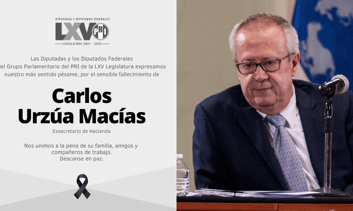 PRI lamenta muerte de Carlos Urzúa