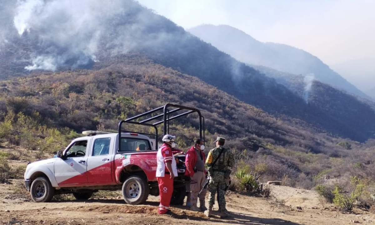 Fallecen comuneros en incendio en Oaxaca