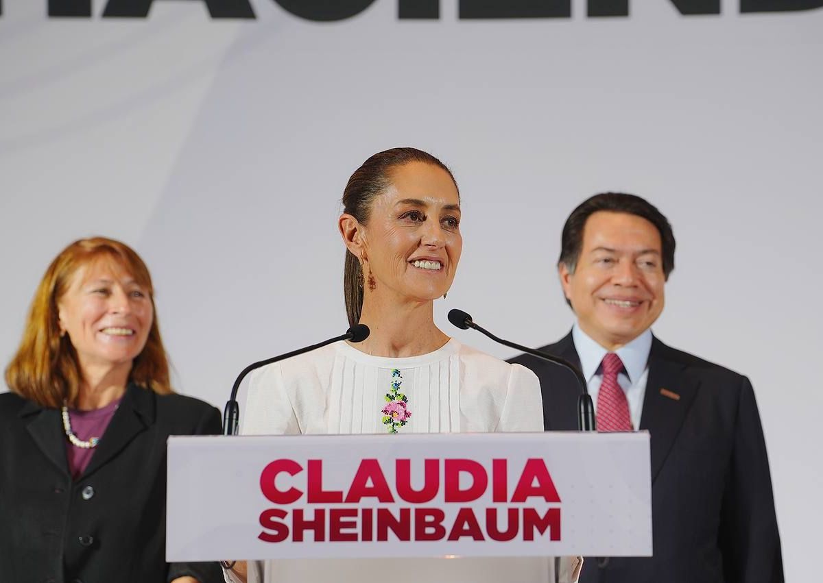 Morena, a través de su dirigente, Mario Delgado, impugnará la orden del INE de modificar spots de campaña de Claudia Sheinbaum