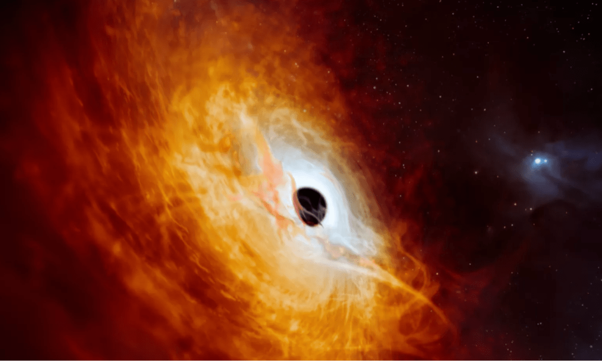 Descubren agujero negro supermasivo que absorbe soles