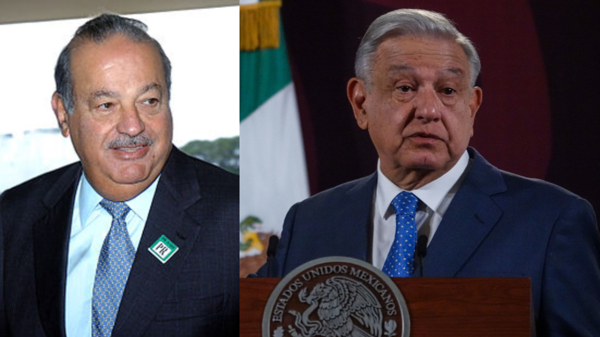 Carlos Slim y AMLO - Telmex