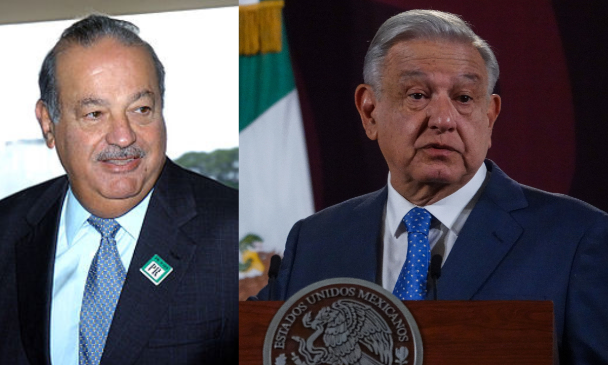 Carlos Slim y AMLO - Telmex