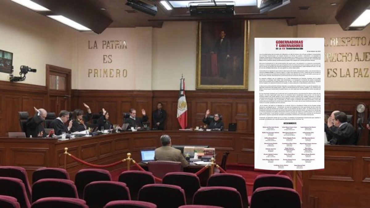 Piden gobernadores de Morena a la Corte mantener prisión preventiva oficiosa