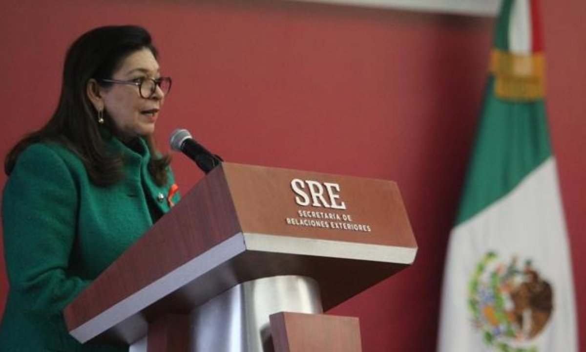 La canciller Alicia Bárcena designó este martes como subsecretaria de Relaciones Exteriores a la embajadora María Teresa Mercado Pérez