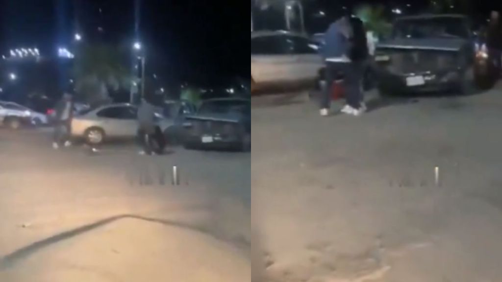 Foto:Captura de pantalla|VIDEO: Captan a hombre atropellando a su exnovia tras discusión