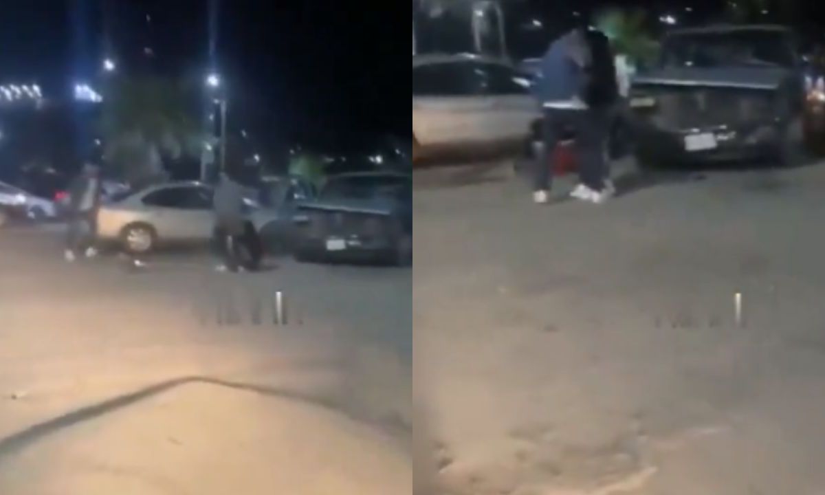 Foto:Captura de pantalla|VIDEO: Captan a hombre atropellando a su exnovia tras discusión