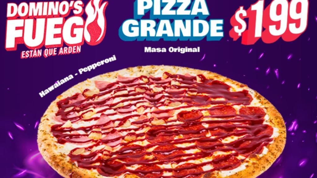 Con el lanzamiento de su nueva plataforma 'Domino's Fuego', la cadena celebrará el Día Mundial de la Pizza este viernes 9 de febrero.