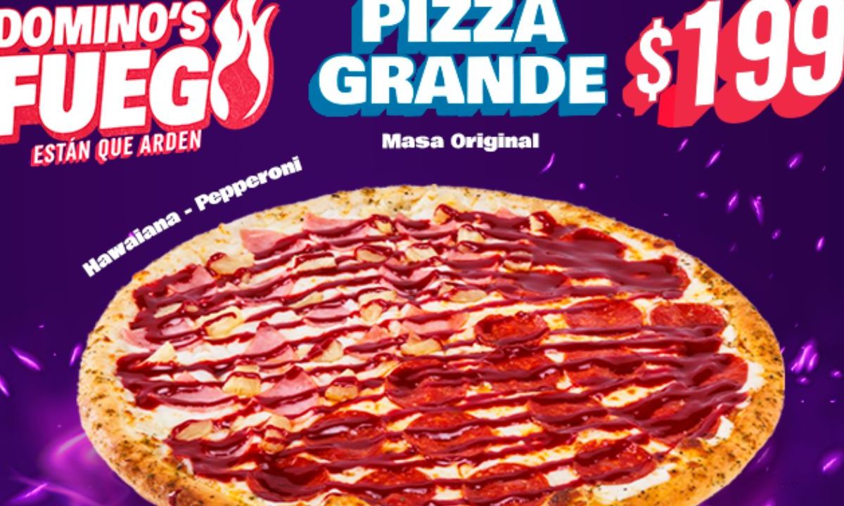 Con el lanzamiento de su nueva plataforma 'Domino's Fuego', la cadena celebrará el Día Mundial de la Pizza este viernes 9 de febrero.