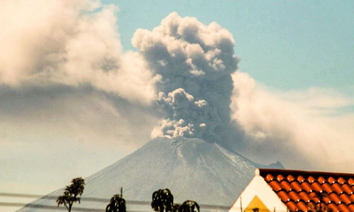 El semáforo de alerta volcánica del Popocatépetl se mantiene en amarillo, fase 2