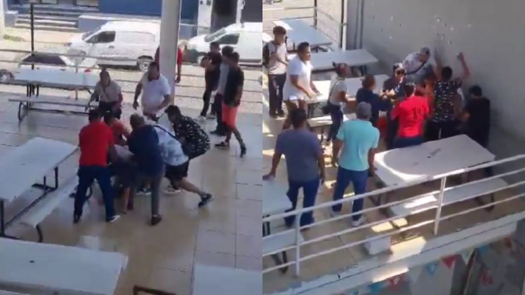 Alumno es golpeado por sujetos que ingresaron por la fuerza a una prepa en Acapulco
