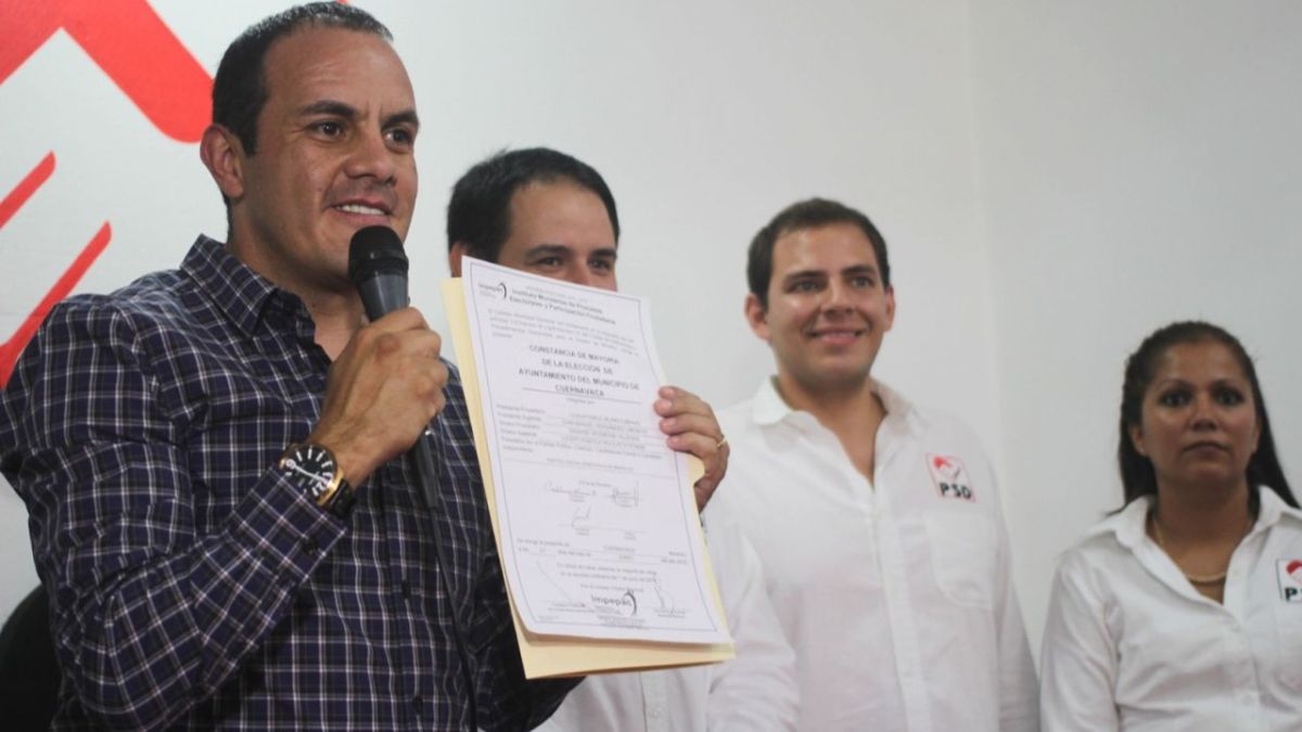 Foto:Cuartoscuro|Ordena TEPJF a Cuauhtémoc Blanco separarse de gubernatura para seguir como candidato