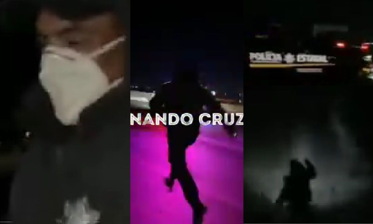 Cachan a falso policía en el Circuito Exterior Mexiquense extorsionando; corre y su cómplice lo deja