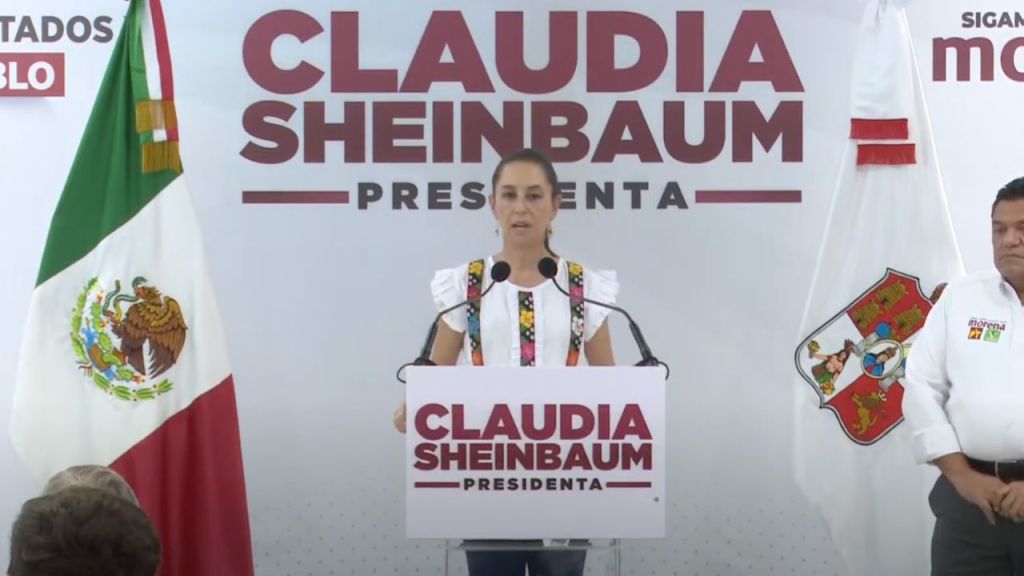 Claudia Sheinbaum promete siete proyectos en Tabasco.
