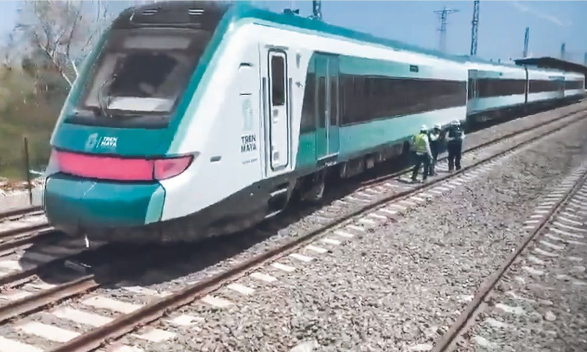Insignia. El Tren Maya, cuyos vagones fueron construidos por la empresa francesa Alstom en su planta de Ciudad Sahagún, representa uno de los principales proyectos del presidente Andrés Manuel López Obrador.