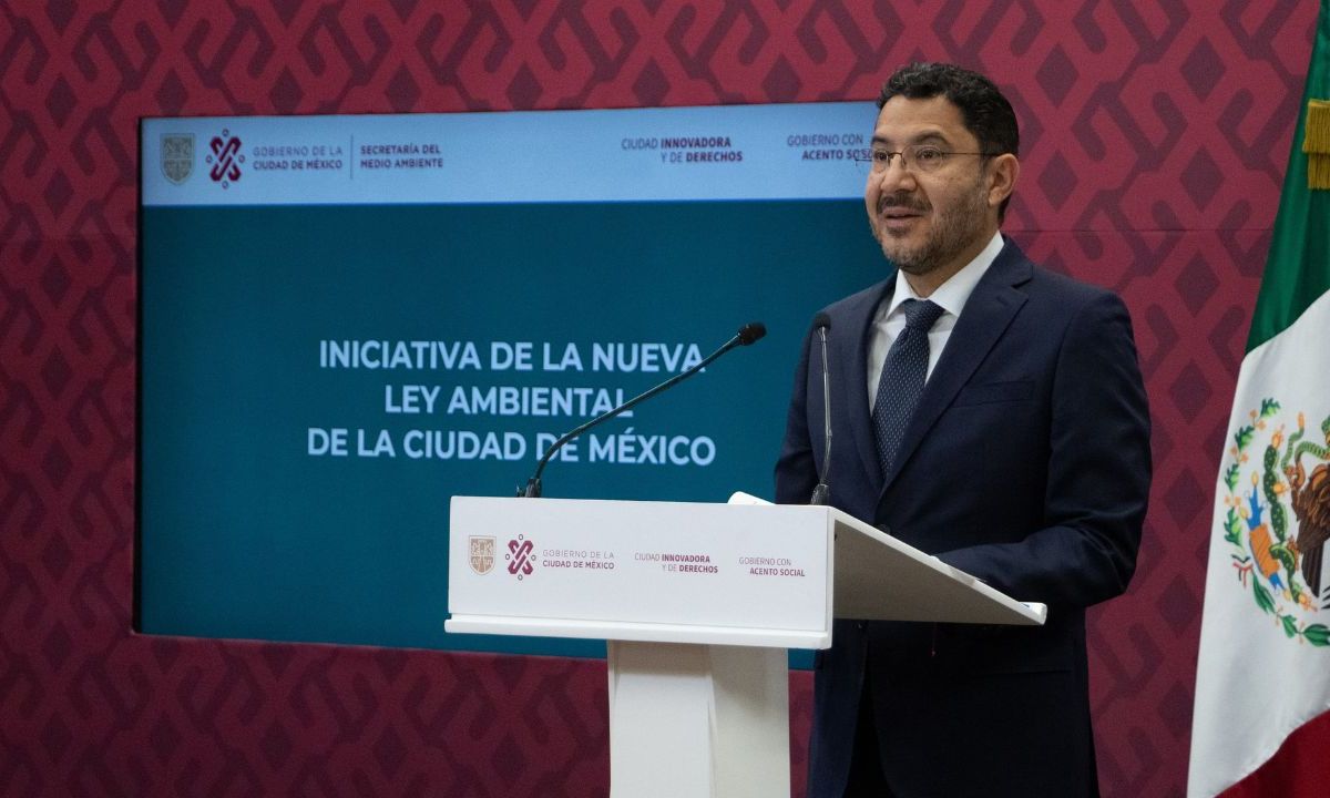 Martí Batres presentó la iniciativa de Ley Ambiental de la Ciudad de México