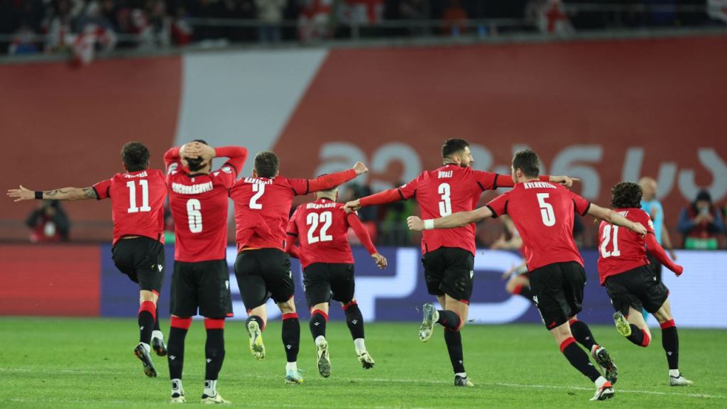 Georgia clasifica por primera vez en su historia a una Eurocopa. Noticias en tiempo real