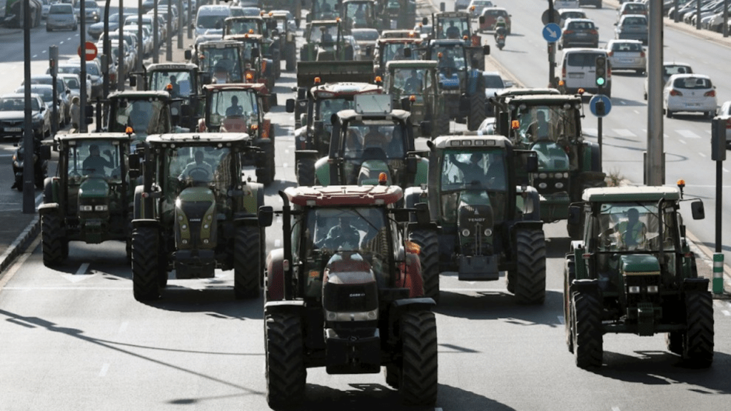 Agricultores polacos se manifiestan sobre los cruces fronterizos con Ucrania