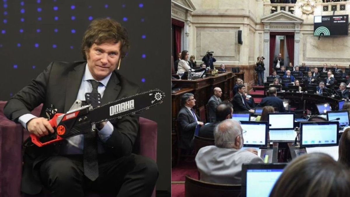 El Senado de Argentina rechazó el megadecreto de Javier Milei