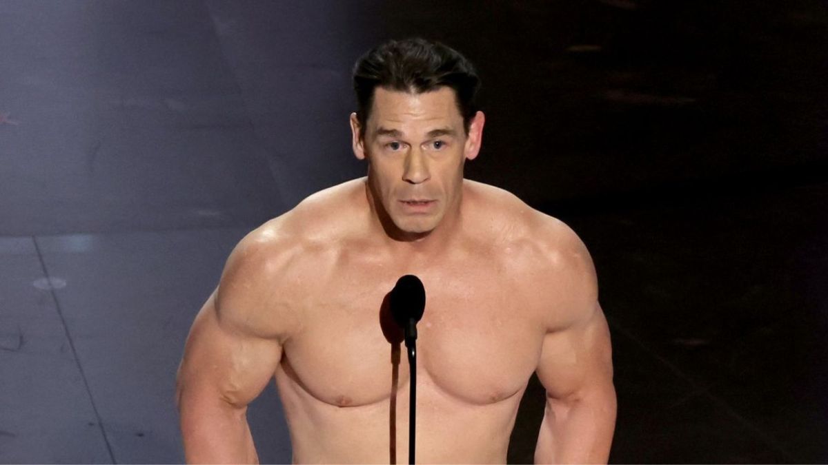 John Cena sale sin ropa a la Premiación de los Oscars y las redes reaccionan