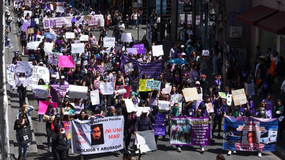 Foto:Cuartoscuro|EN VIVO: Sigue la marcha del 8M en las calles de la CDMX