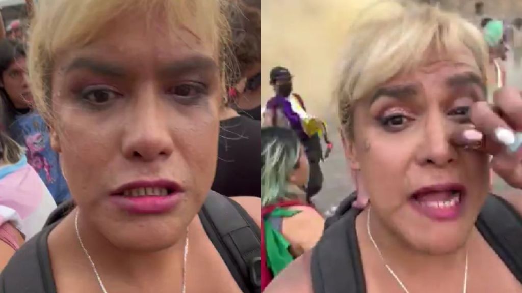 La diputada morenista María Clemente denunció agresiones durante la marcha de la visibilidad trans