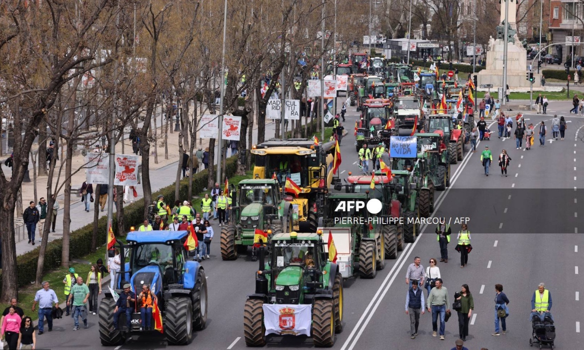 Agricultores en España