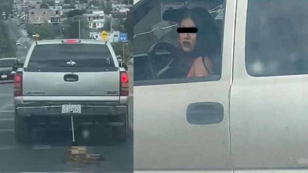 Una mujer arrastró varios metros a una perrita con su camioneta en Guanajuato; se desconoce si fue intencional o accidental