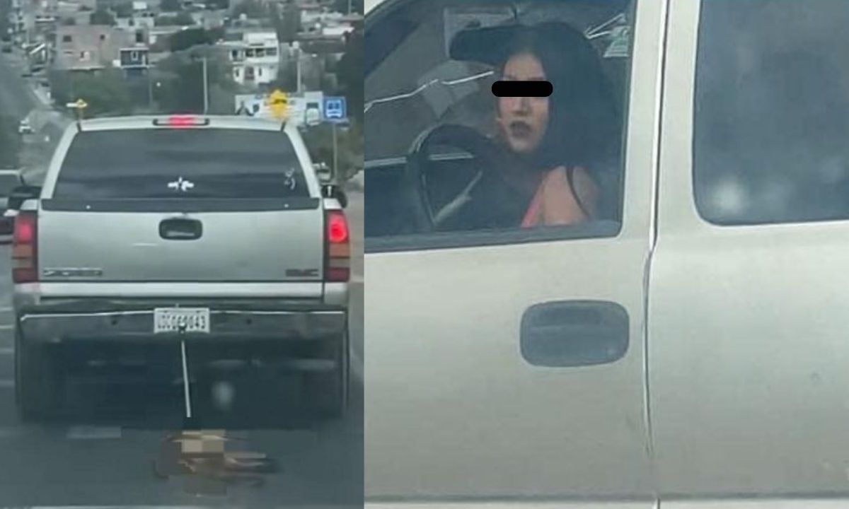 Una mujer arrastró varios metros a una perrita con su camioneta en Guanajuato; se desconoce si fue intencional o accidental