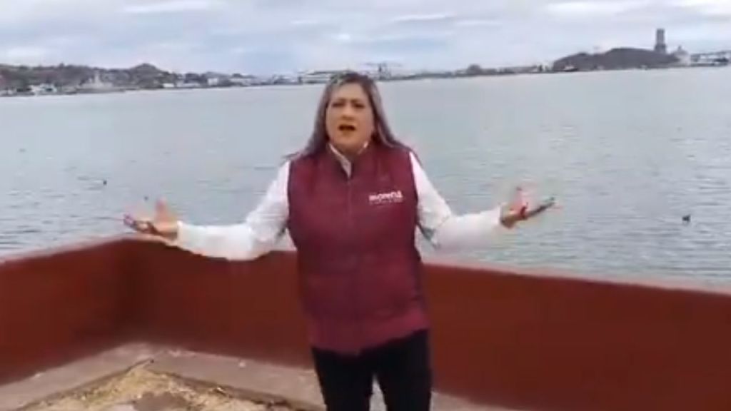 Foto:Captura de pantalla|VIDEO: Se burlan de la candidata Rosa Isela Trejo por discurso; lo comparan con poesía