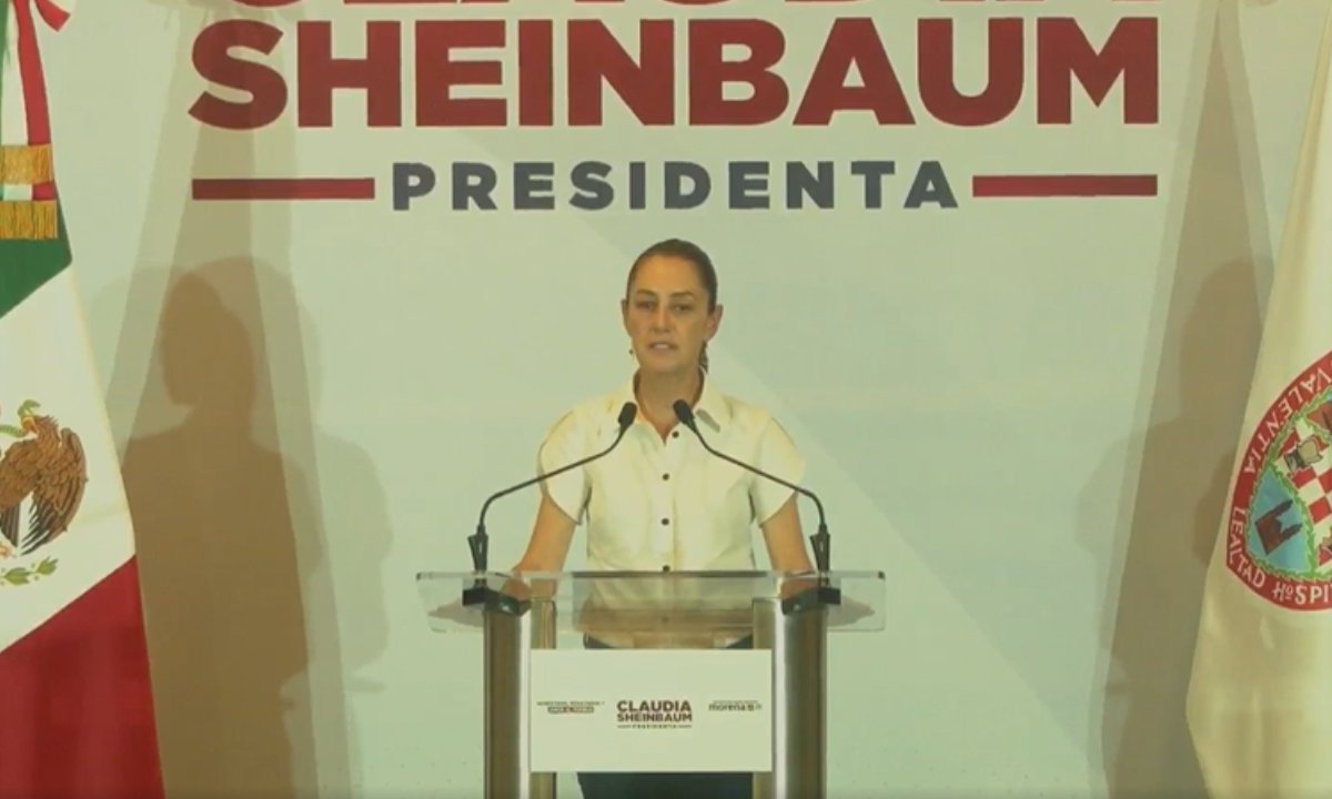 La candidata presidencial de Sigamos Haciendo Historia, Claudia Sheinbaum, desconoció a cuánto equivale el salario mínimo en México.