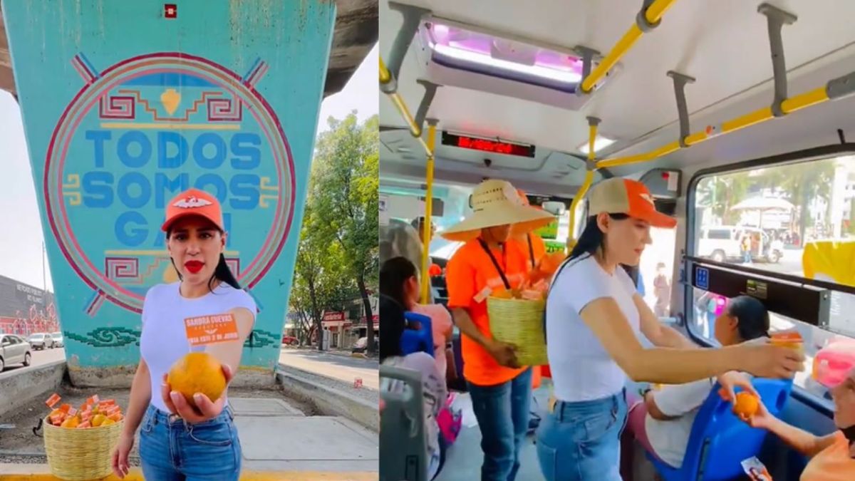 Sandra Cuevas implementó "El Naranjero" para no contaminar durante su campaña electoral