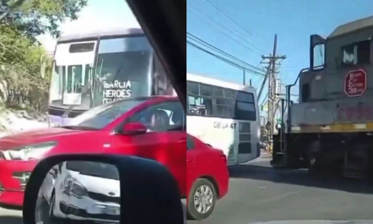 Tren impacta a camión en Santa Catarina; hay siete heridos