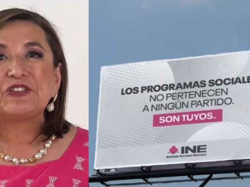 Anuncia Xóchitl Gálvez eliminación de sugerencias de campaña por protesta de INE
