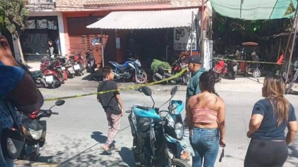 Reportan tres muertos y tres heridos en taller mecánico en Yautepec tras ataque armado