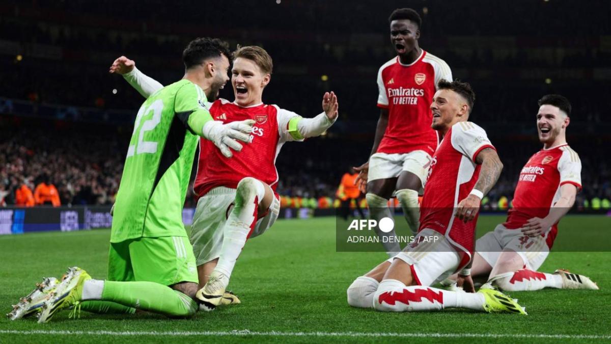 El Arsenal regresó al fin a cuartos a los cuartos de final de la Champions League tras derrotar este martes al Porto 4-2 en penales