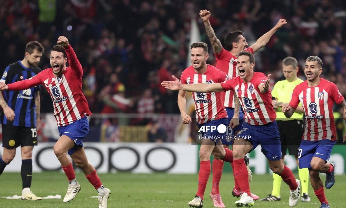 Con un final de alarido, Atlético de Madrid venció en penales 3-2 al Inter de Milan y avanzó a los cuartos de final de la Champions League.