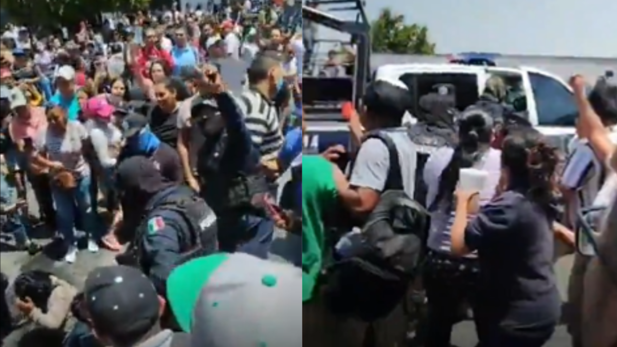 Foto:Captura de pantalla|VIDEO: Habitantes de Taxco linchan a 2 presuntos feminicidas señalados por el asesinato de Camila