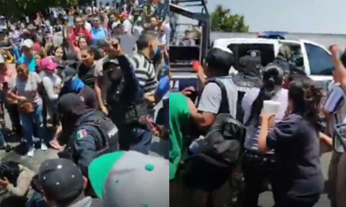 Foto:Captura de pantalla|VIDEO: Habitantes de Taxco linchan a 2 presuntos feminicidas señalados por el asesinato de Camila