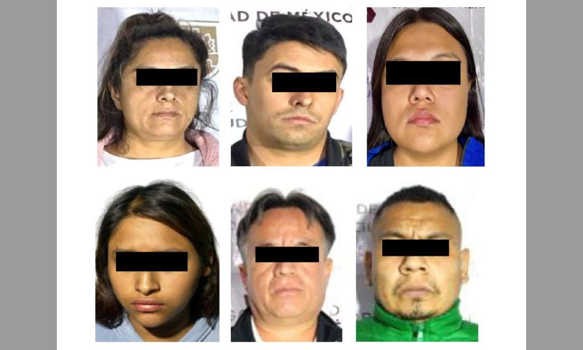 Seis presuntos integrantes de la organización criminal 'Anti-Unión Tepito' fueron detenidos por autoridades capitalinas