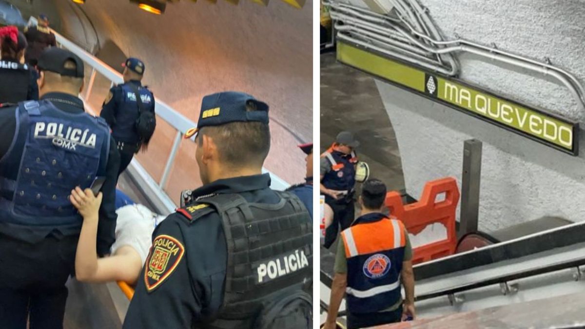 Al menos tres personas resultaron lesionadas por un incidente en las escaleras eléctricas de la estación Miguel Ángel de Quevedo
