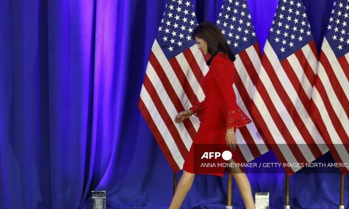 Foto:AFP|Nikki Haley suspende su campaña por la nominación republicana