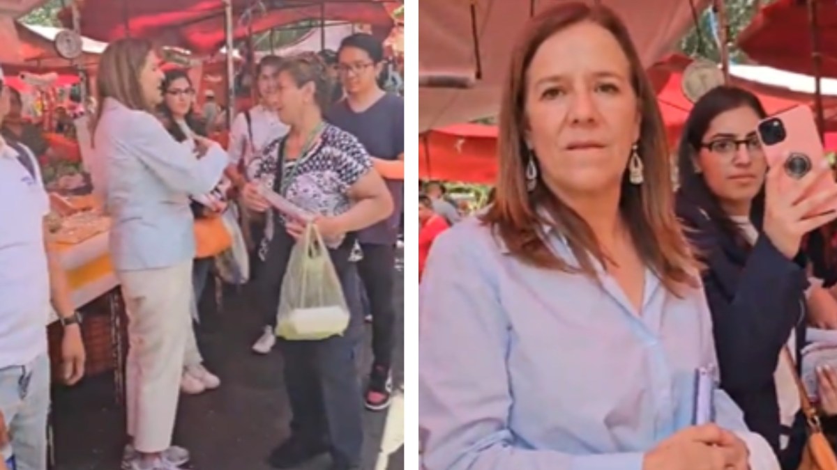 Una mujer increpó a Margarita Zavala en un tianguis y hasta le reclamó que su esposo, Felipe Calderón, es un "narcisista".