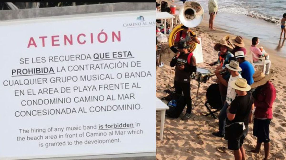 Foto:Captura de pantalla|Hoteleros buscan prohíbir la música banda en playas de Mazatlán