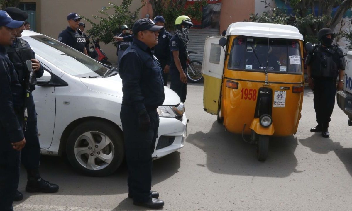 Foto:Cuartoscuro|Reportan enfrentamiento entre policías y mototaxistas; hay 20 detenidos